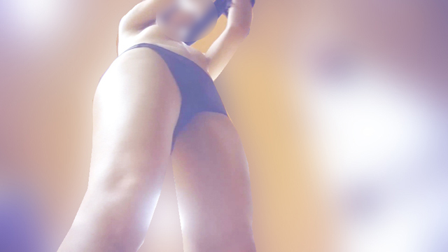 神降臨 風呂編 Vol.123冒頭のトイレ風なアングルが見る美尻に即抜き注意！