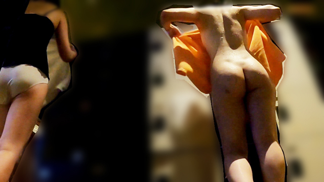 神降臨 風呂編 プレミアム 限定盤38　中腰のお尻が今晩のおかずですｗ