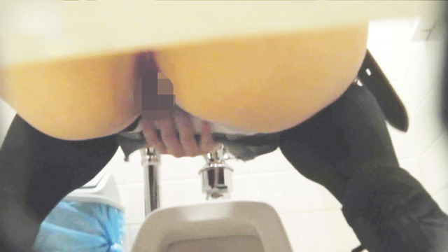 お銀さんの洗面所突入レポート！！ Vol.41　チラッとバレ？